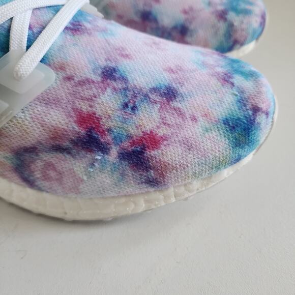 Adidas Women's 9.5 Ultra Boost 4.0 DNA Tie Dye Rose Running Shoe Sneaker -GZ7098 - Picture 8 of 11